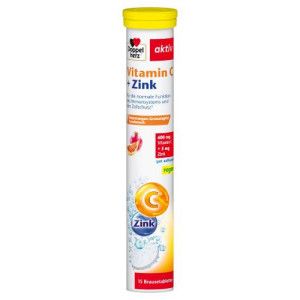 DOPPELHERZ Vitamin C+Zink Brausetabletten